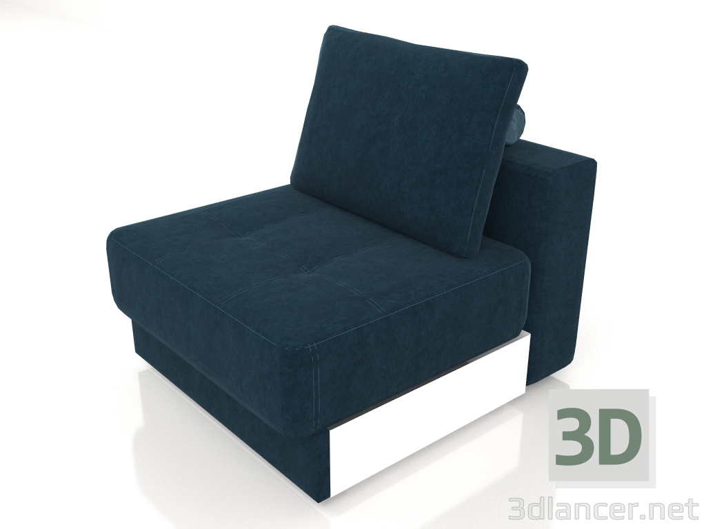 3d model Módulo sofá Oxford 6 - vista previa