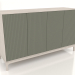 modello 3D Mobile TV FARGO con frontali fresati 1600x500x950 mm (oliva, rovere sbiancato, opzione 4) - anteprima