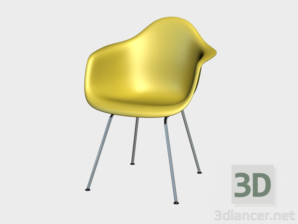 3d model Eames Sillón de plástico DAX - vista previa