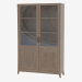 3d model Two-door wardrobe with curved legs VT2MOLC - preview