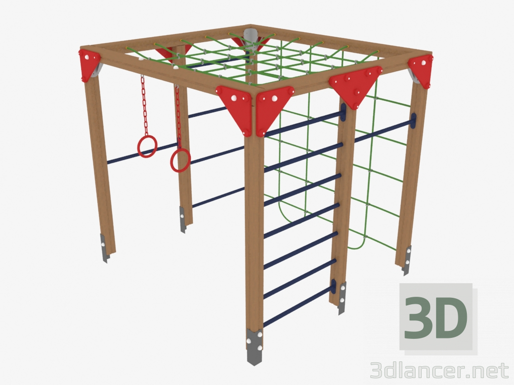 3D Modell Kinderspielanlage (7806) - Vorschau