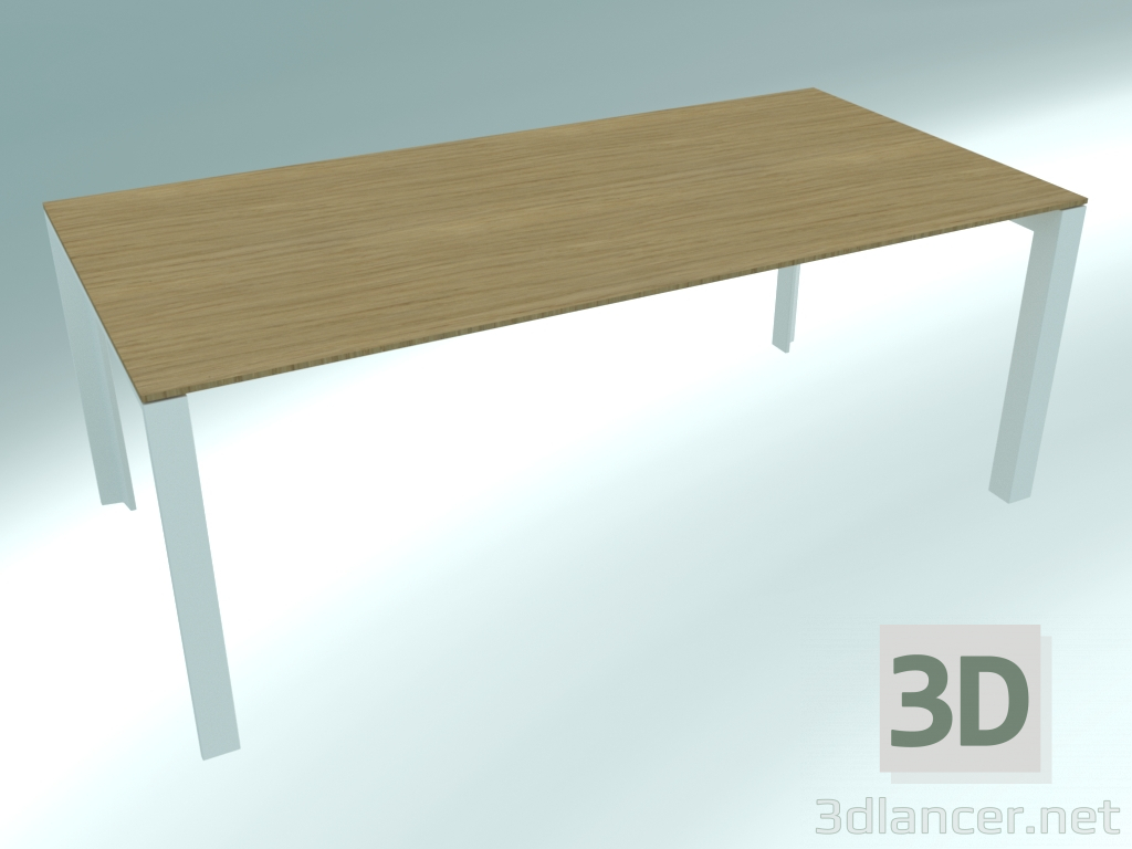 Modelo 3d Mesa retangular moderna APTA (P134 198X98X74) - preview