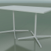 Modelo 3d Mesa retangular com base dupla 5525, 5505 (H 74 - 79x139 cm, branco, V12) - preview