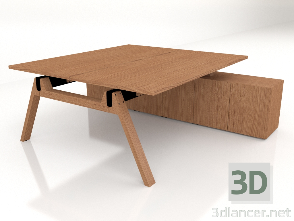 Modelo 3d Mesa de trabalho Viga Bench V1823 (1800x2400) - preview