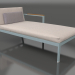 3d model Sofa module, section 2 right (Blue gray) - preview