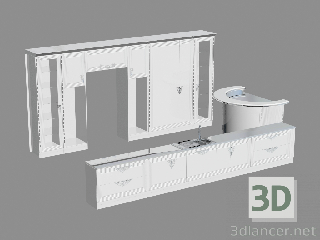 modèle 3D Cuisine Diamond 2010 Nailgun - preview