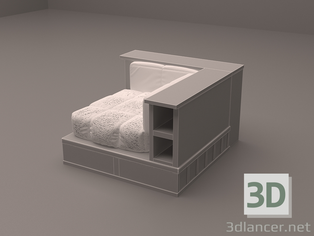 Sistema de los muebles 3D modelo Compro - render