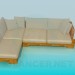 3D Modell Ecksofa - Vorschau