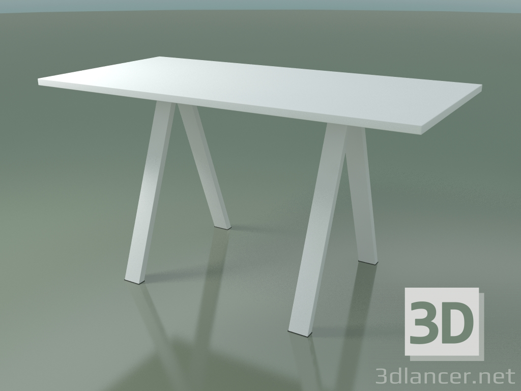 3d model Table with standard worktop 5019 (H 105 - 200 x 98 cm, F01, composition 1) - preview