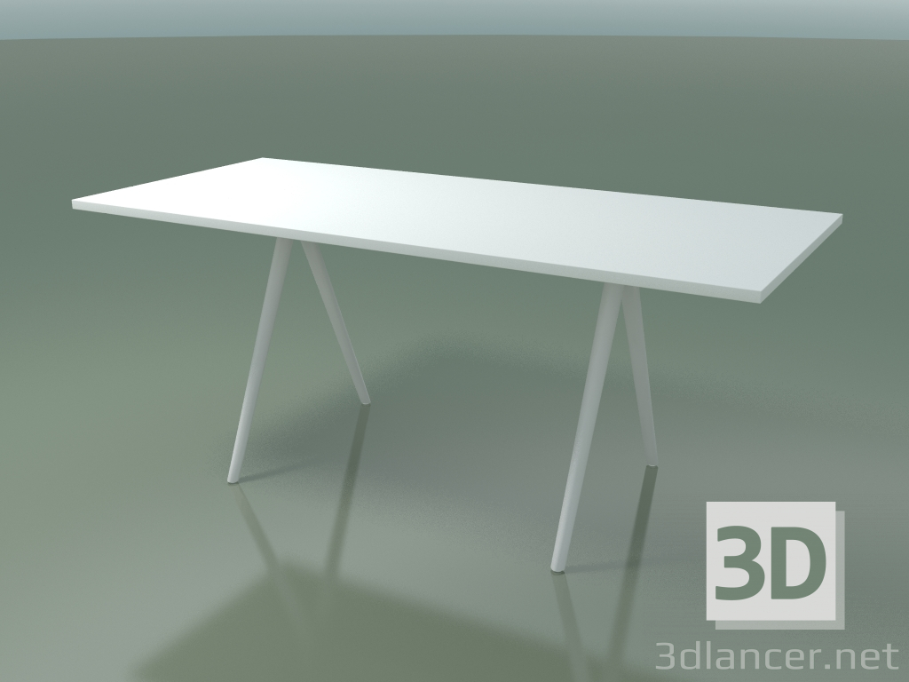 Modelo 3d Mesa retangular 5410 (H 74 - 79x179 cm, laminado Fenix F01, V12) - preview