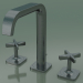 3d model 3-hole basin mixer 170 (36108340, Brushed Black Chrome) - preview