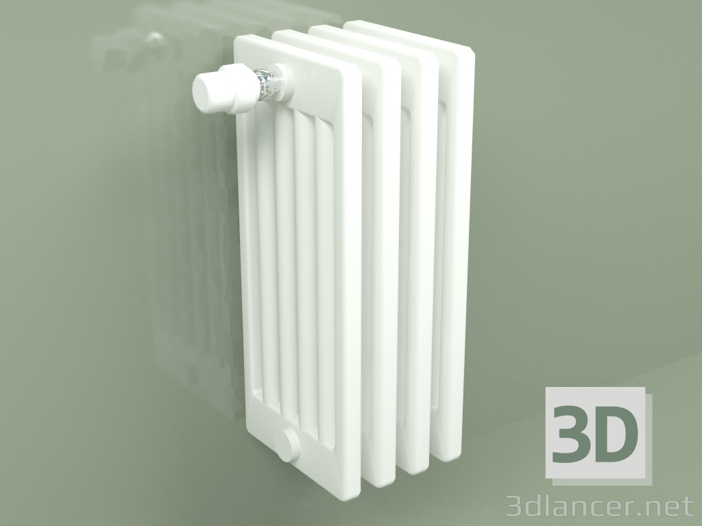 3d model Radiator Delta Laserline (DL6, H 500 mm, RAL - 9016) - preview