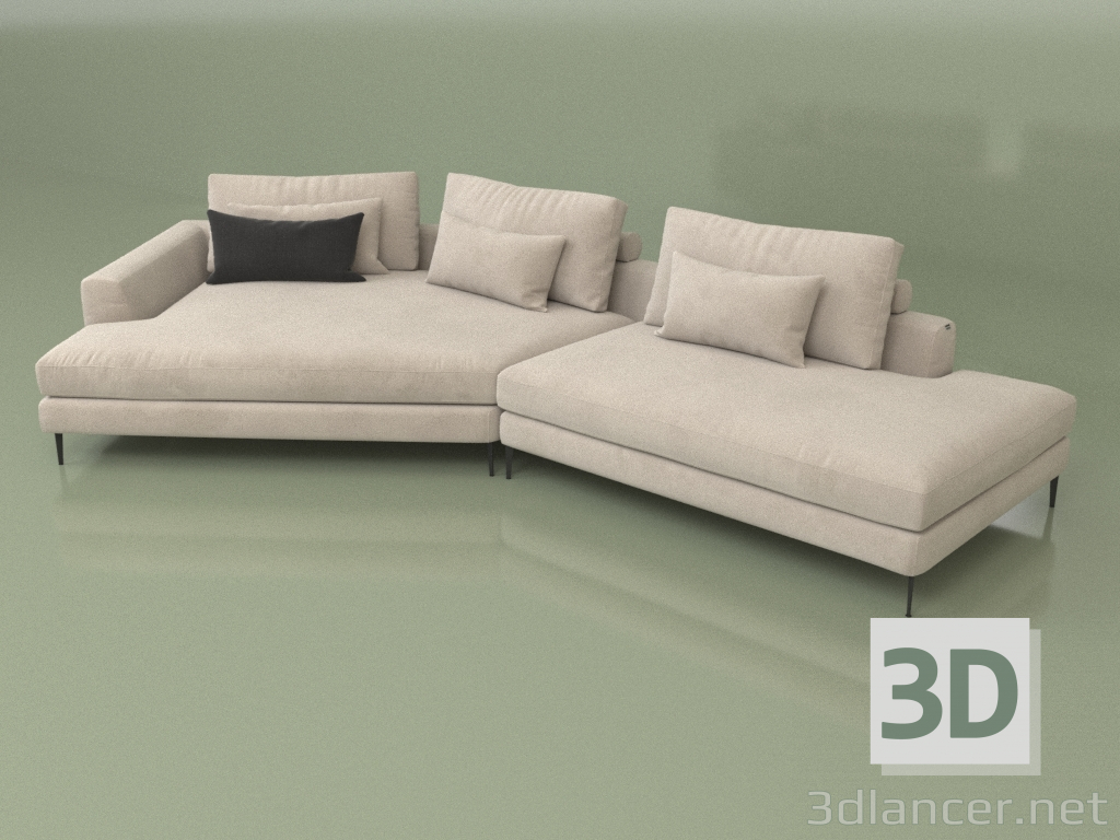 3d model Sofá Place Air C - vista previa