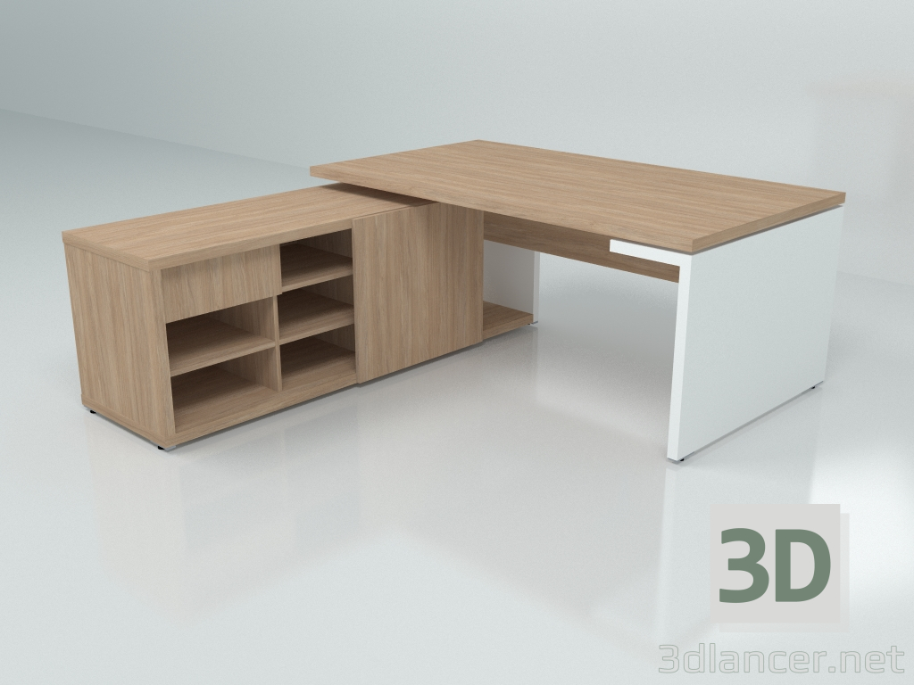 3D modeli Çalışma masası Mito MIT2 (2078x2080) - önizleme