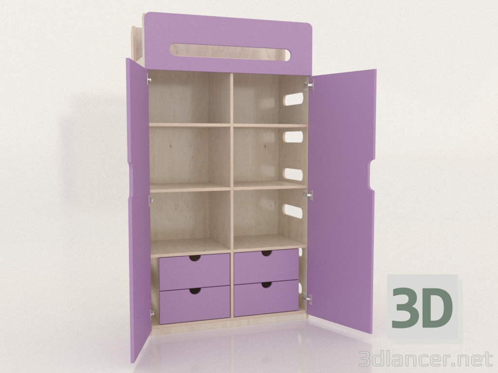 modèle 3D Armoire ouverte MOVE WF (WLMWF1) - preview