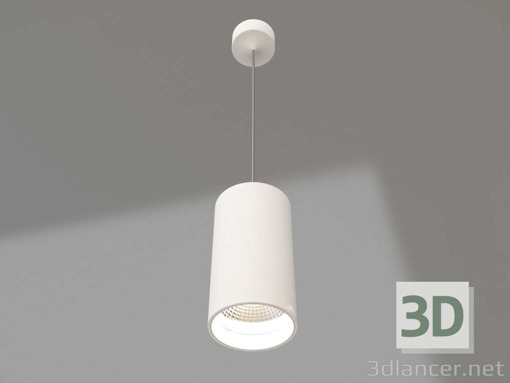 Modelo 3d Luminária suspensa SP-POLO-R85-2-15W branco diurno 40 graus (branco, anel branco) - preview