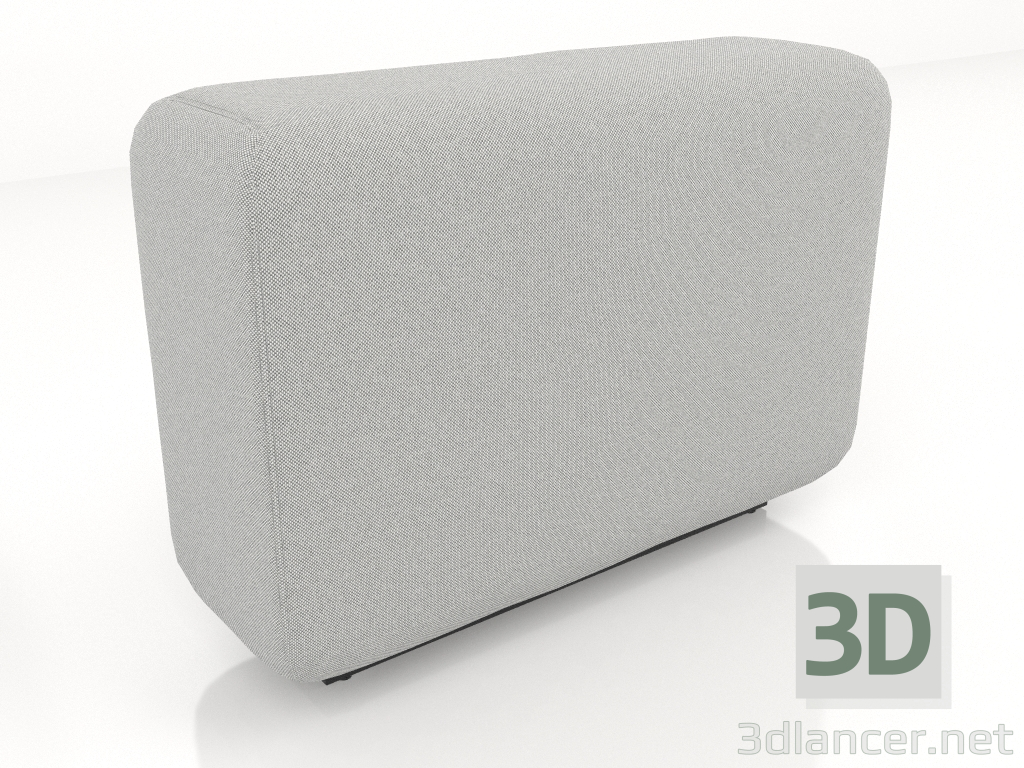 3d model Back S high modular sofa - preview