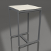 3d model Bar table 70 (DEKTON Danae, Anthracite) - preview