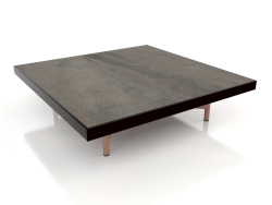 Table basse carrée (Noir, DEKTON Radium)