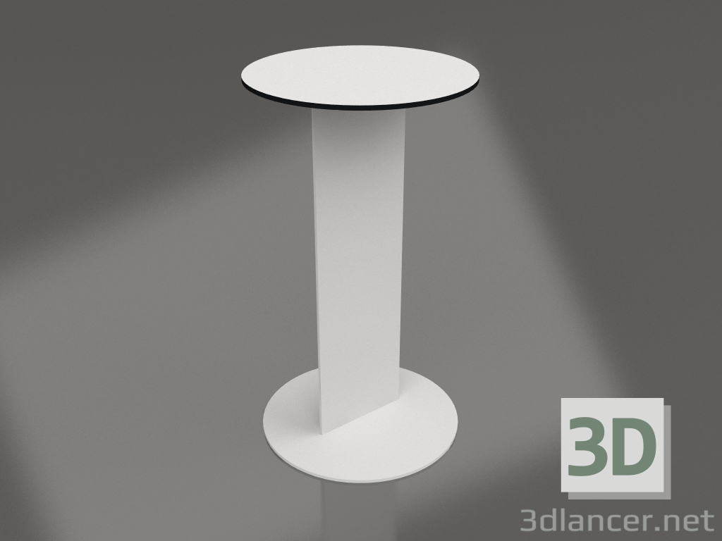 modèle 3D Table d'appoint (Gris) - preview