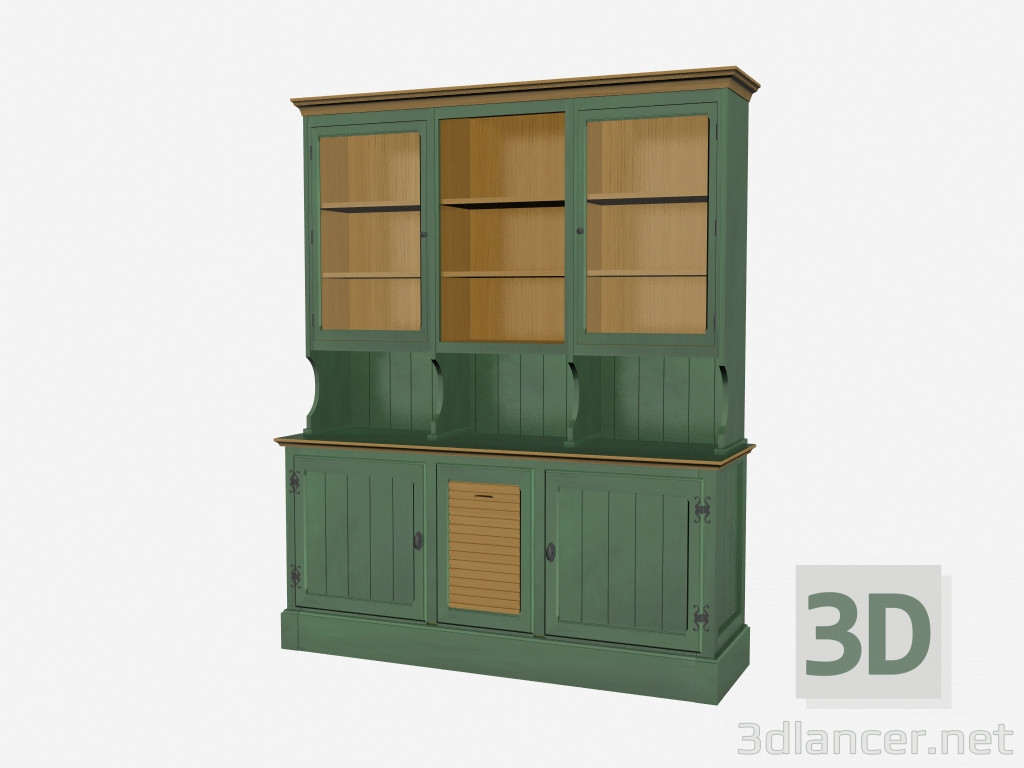 modello 3D Credenza a due ante YN300 - anteprima