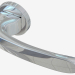 3d model Handle door West (Glossy chrome) - preview