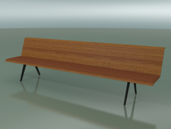 Zentralmodul Essen 4602 (L 300 cm, Teak-Effekt)