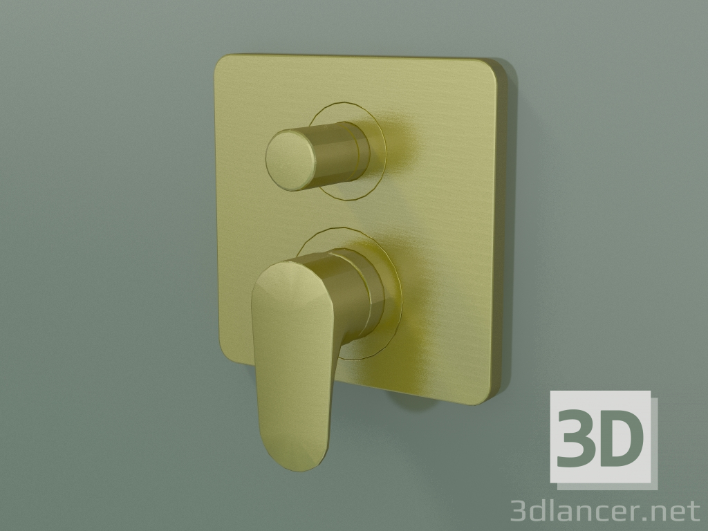 modèle 3D Mitigeur monocommande de bain encastré (34427950) - preview