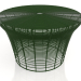 3d model Low stool (Bottle green) - preview