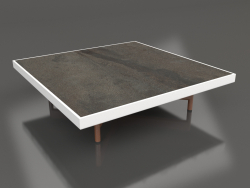 Tavolino quadrato (Bianco, DEKTON Radium)