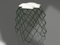 Tabouret bas (Vert bouteille)