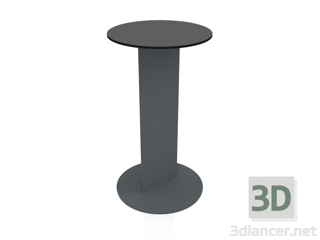 modèle 3D Table d'appoint (Anthracite) - preview