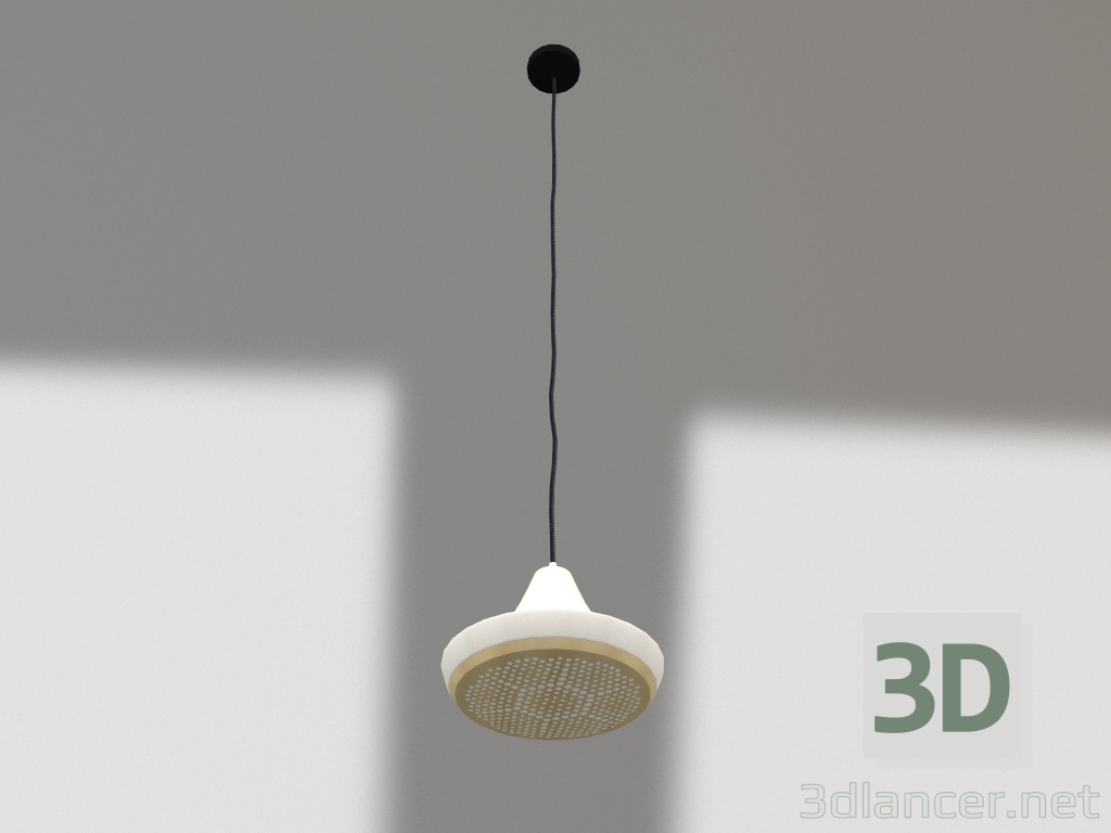 modèle 3D Lampe suspendue Gringo (Blanc) - preview