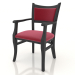 3d model Chester chair (dark wenge) - preview