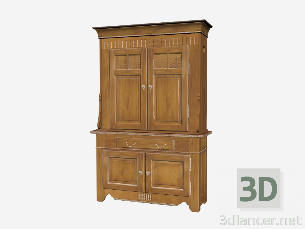 modello 3D Credenza classica CH271 - anteprima