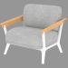 3d model Armchair with plastic frame Venezia - preview