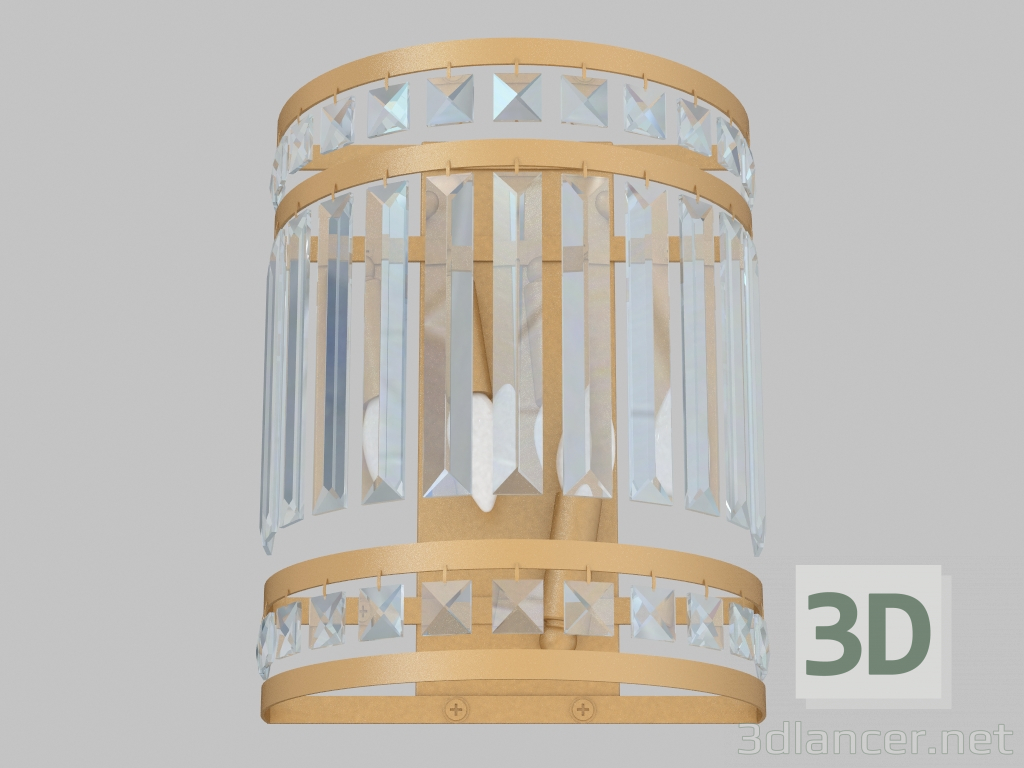 3D Modell Sconce Antike (1085-2W) - Vorschau