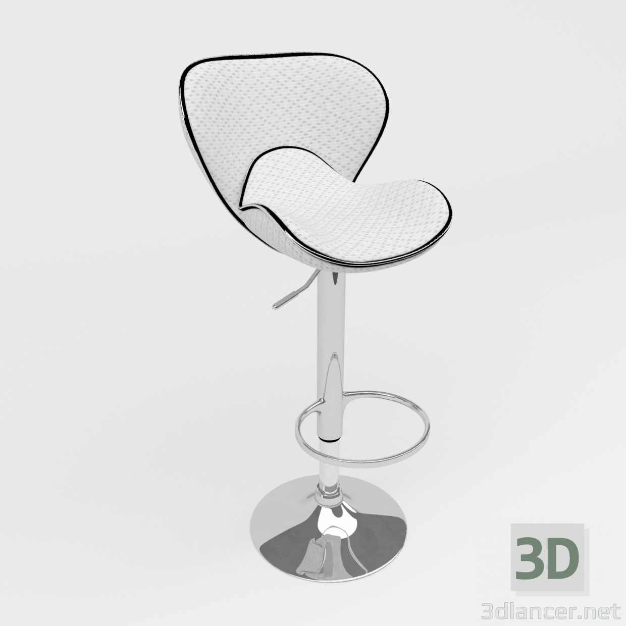 Taburete de bar Alton 3D modelo Compro - render