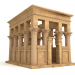 3D Mısır Philae Tapınağı Trajan Kiosk modeli satın - render