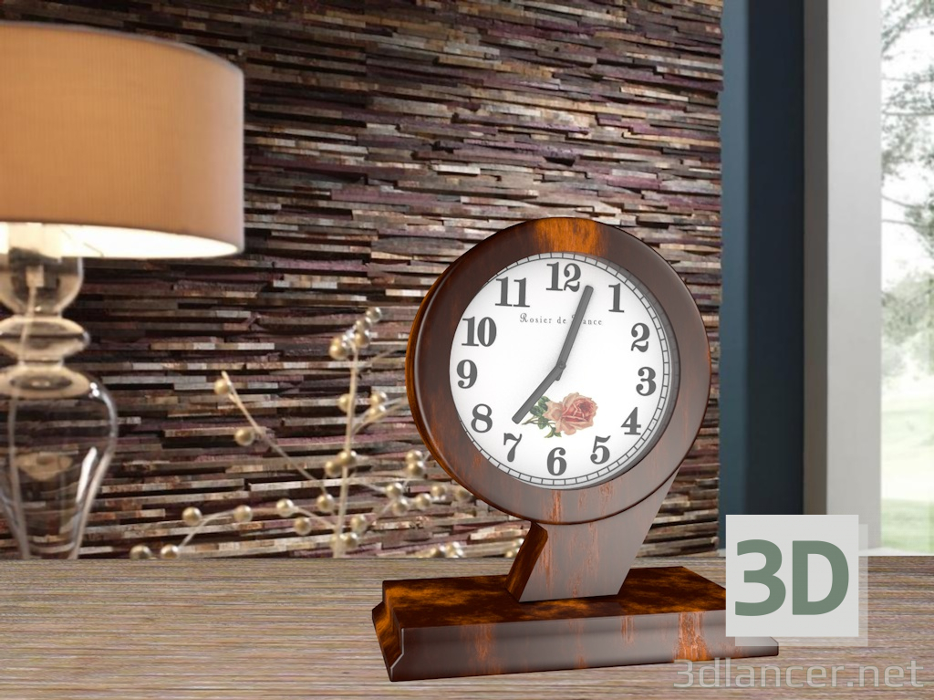 3D Modell Uhr - Vorschau