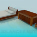 3d model Furniture in the bedroom - preview