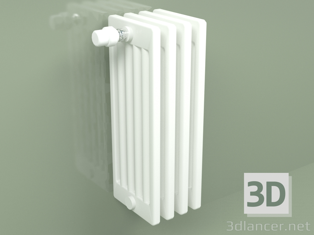 3D modeli Radyatör Delta Laserline (DL6, H 565 mm, RAL - 9016) - önizleme