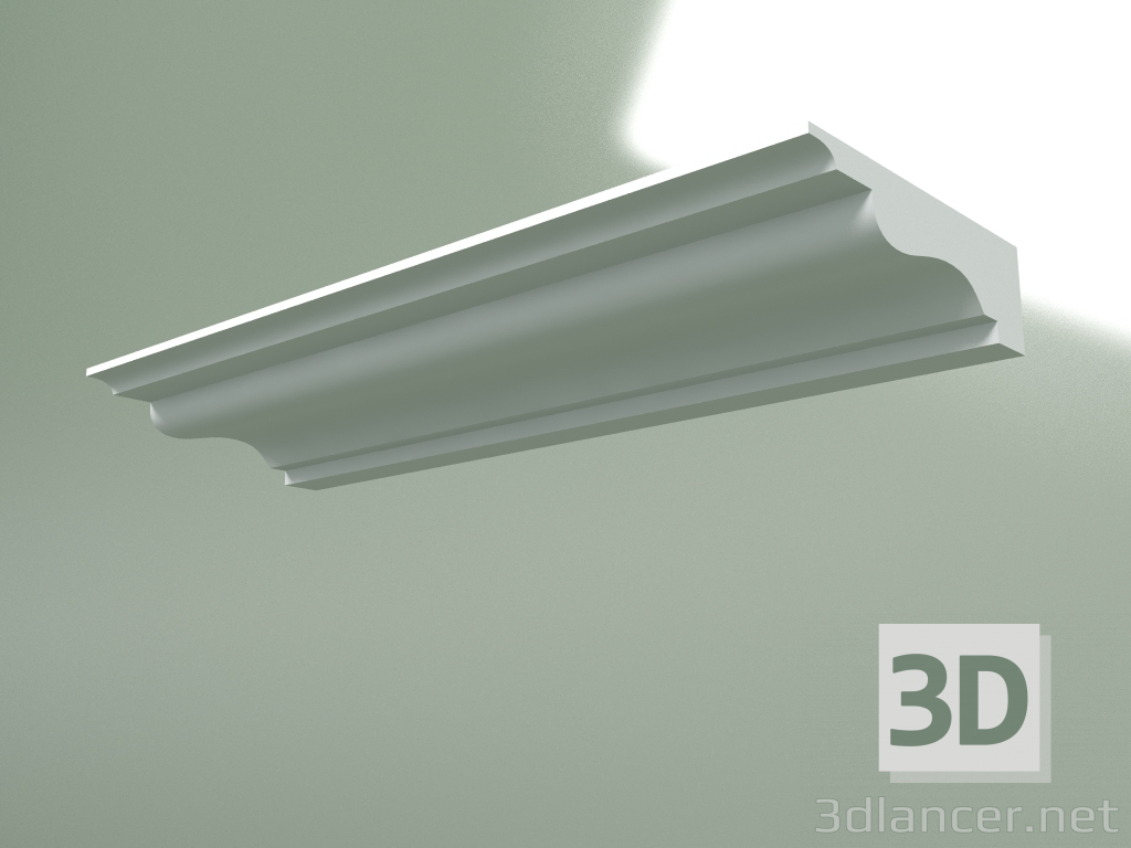 3d model Gypsum molding MT205 - preview