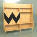 3d model Wall Woo Wall (negro) - vista previa