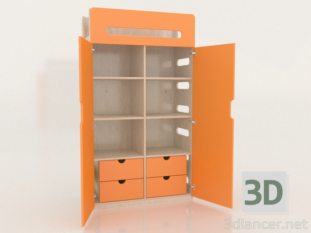 modello 3D Armadio a giorno MOVE WF (WOMWF1) - anteprima