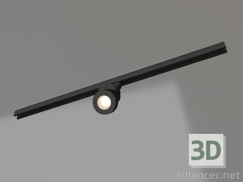 3d model Lamp LGD-MONA-TRACK-4TR-R100-12W Warm3000 (BK, 24 deg) (024996(2)) - preview