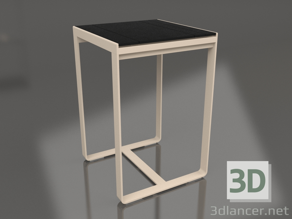 Modelo 3d Mesa alta 70 (DEKTON Domoos, Areia) - preview