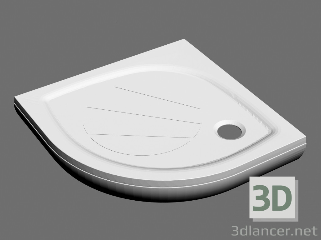 Modelo 3d Base de duche ELIPSO PRO-80 conjunto - preview