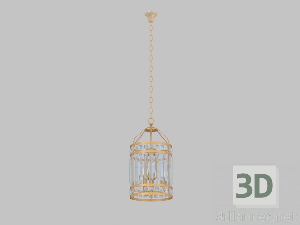 modèle 3D Lustre ancien (1085-3P) - preview