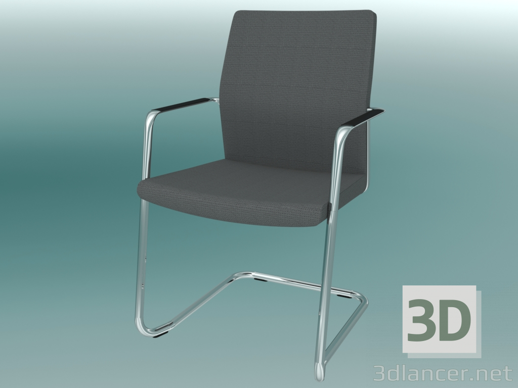 3d model Silla de visitante (21V) - vista previa